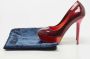 Sergio Rossi Pre-owned Leather heels Red Dames - Thumbnail 9