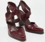 Sergio Rossi Pre-owned Leather heels Red Dames - Thumbnail 5