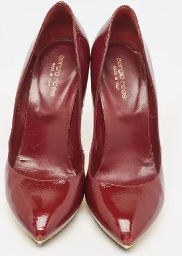 Sergio Rossi Pre-owned Leather heels Red Dames