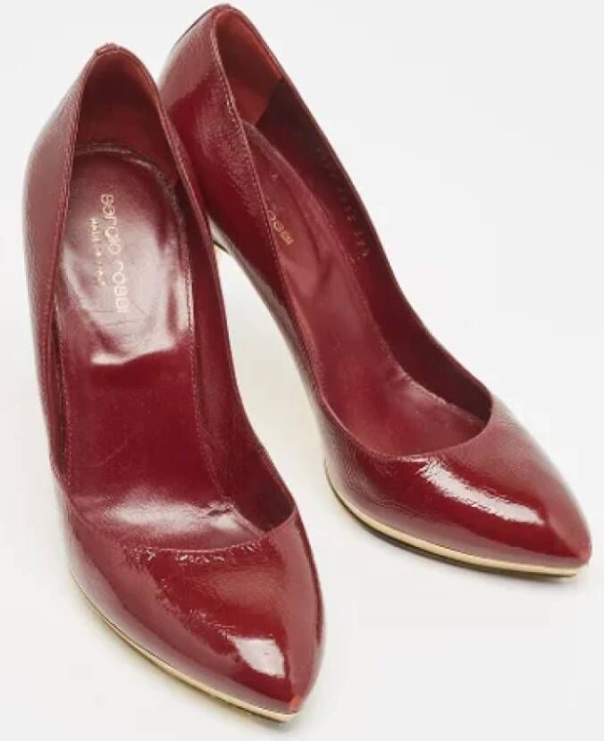 Sergio Rossi Pre-owned Leather heels Red Dames