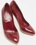 Sergio Rossi Pre-owned Leather heels Red Dames - Thumbnail 4
