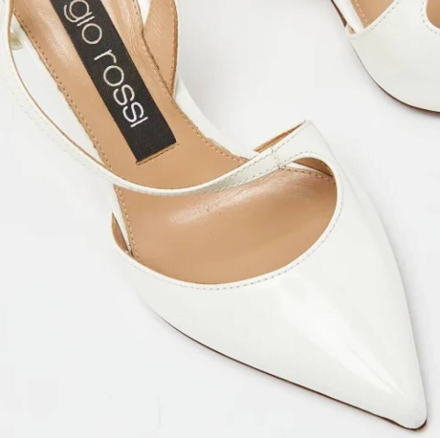 Sergio Rossi Pre-owned Leather heels White Dames