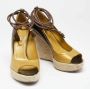 Sergio Rossi Pre-owned Leather heels Yellow Dames - Thumbnail 3