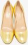 Sergio Rossi Pre-owned Leather heels Yellow Dames - Thumbnail 3