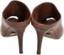 Sergio Rossi Pre-owned Leather mules Brown Dames - Thumbnail 4