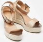 Sergio Rossi Pre-owned Leather sandals Beige Dames - Thumbnail 4