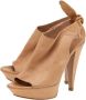 Sergio Rossi Pre-owned Leather sandals Beige Dames - Thumbnail 3