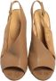 Sergio Rossi Pre-owned Leather sandals Beige Dames - Thumbnail 2
