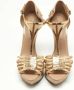 Sergio Rossi Pre-owned Leather sandals Beige Dames - Thumbnail 3