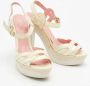 Sergio Rossi Pre-owned Leather sandals Beige Dames - Thumbnail 4