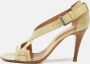 Sergio Rossi Pre-owned Leather sandals Beige Dames - Thumbnail 2