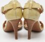 Sergio Rossi Pre-owned Leather sandals Beige Dames - Thumbnail 6