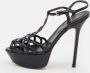 Sergio Rossi Pre-owned Leather sandals Black Dames - Thumbnail 2