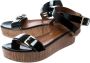 Sergio Rossi Pre-owned Leather sandals Black Dames - Thumbnail 3