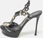 Sergio Rossi Pre-owned Leather sandals Black Dames - Thumbnail 2