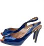 Sergio Rossi Pre-owned Leather sandals Blue Dames - Thumbnail 3