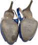 Sergio Rossi Pre-owned Leather sandals Blue Dames - Thumbnail 5