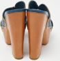Sergio Rossi Pre-owned Leather sandals Blue Dames - Thumbnail 5
