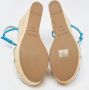Sergio Rossi Pre-owned Leather sandals Blue Dames - Thumbnail 6