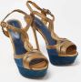 Sergio Rossi Pre-owned Leather sandals Blue Dames - Thumbnail 4