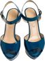 Sergio Rossi Pre-owned Leather sandals Blue Dames - Thumbnail 2