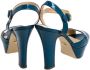 Sergio Rossi Pre-owned Leather sandals Blue Dames - Thumbnail 4
