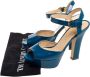 Sergio Rossi Pre-owned Leather sandals Blue Dames - Thumbnail 7