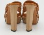 Sergio Rossi Pre-owned Leather sandals Brown Dames - Thumbnail 5