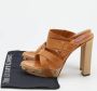 Sergio Rossi Pre-owned Leather sandals Brown Dames - Thumbnail 9