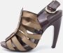 Sergio Rossi Pre-owned Leather sandals Brown Dames - Thumbnail 2