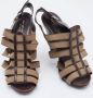 Sergio Rossi Pre-owned Leather sandals Brown Dames - Thumbnail 4