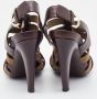 Sergio Rossi Pre-owned Leather sandals Brown Dames - Thumbnail 5