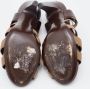 Sergio Rossi Pre-owned Leather sandals Brown Dames - Thumbnail 6