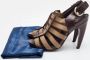 Sergio Rossi Pre-owned Leather sandals Brown Dames - Thumbnail 9