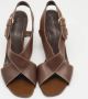 Sergio Rossi Pre-owned Leather sandals Brown Dames - Thumbnail 3