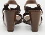 Sergio Rossi Pre-owned Leather sandals Brown Dames - Thumbnail 5