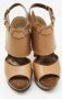 Sergio Rossi Pre-owned Leather sandals Brown Dames - Thumbnail 3