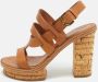 Sergio Rossi Pre-owned Leather sandals Brown Dames - Thumbnail 2