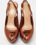 Sergio Rossi Pre-owned Leather sandals Brown Dames - Thumbnail 3