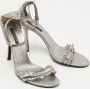 Sergio Rossi Pre-owned Leather sandals Gray Dames - Thumbnail 4