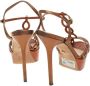 Sergio Rossi Pre-owned Leather sandals Gray Dames - Thumbnail 4