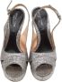 Sergio Rossi Pre-owned Leather sandals Gray Dames - Thumbnail 2