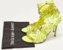 Sergio Rossi Pre-owned Leather sandals Green Dames - Thumbnail 9