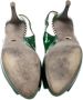 Sergio Rossi Pre-owned Leather sandals Green Dames - Thumbnail 5