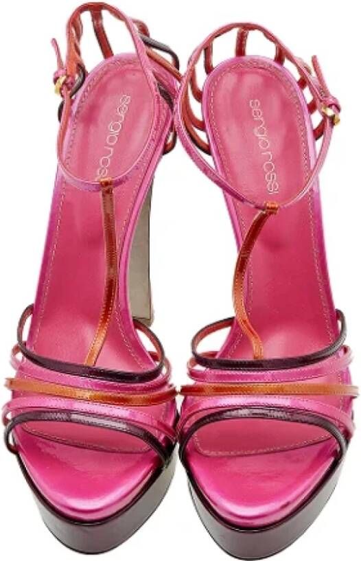 Sergio Rossi Pre-owned Leather sandals Multicolor Dames