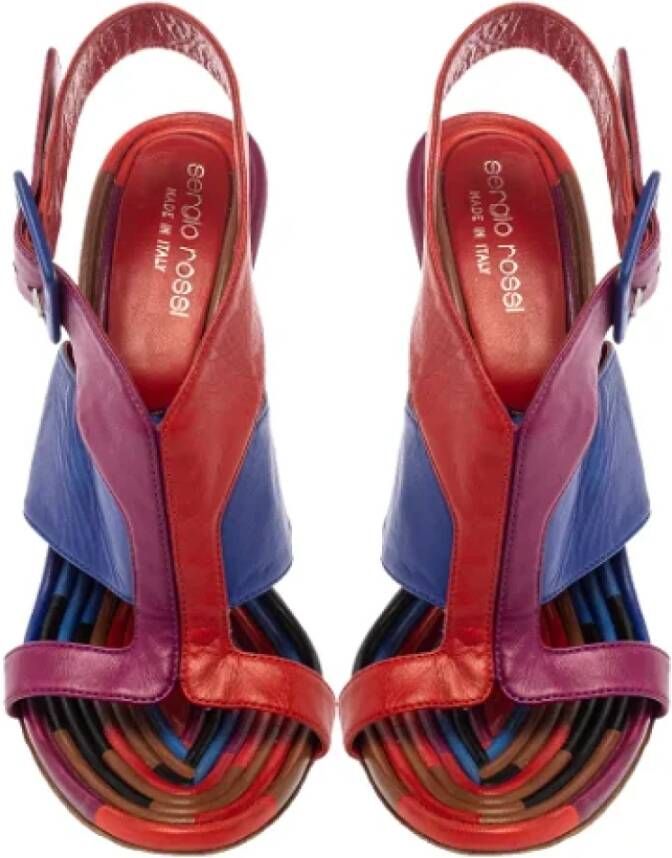 Sergio Rossi Pre-owned Leather sandals Multicolor Dames