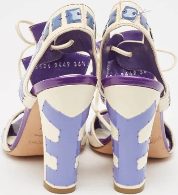 Sergio Rossi Pre-owned Leather sandals Multicolor Dames