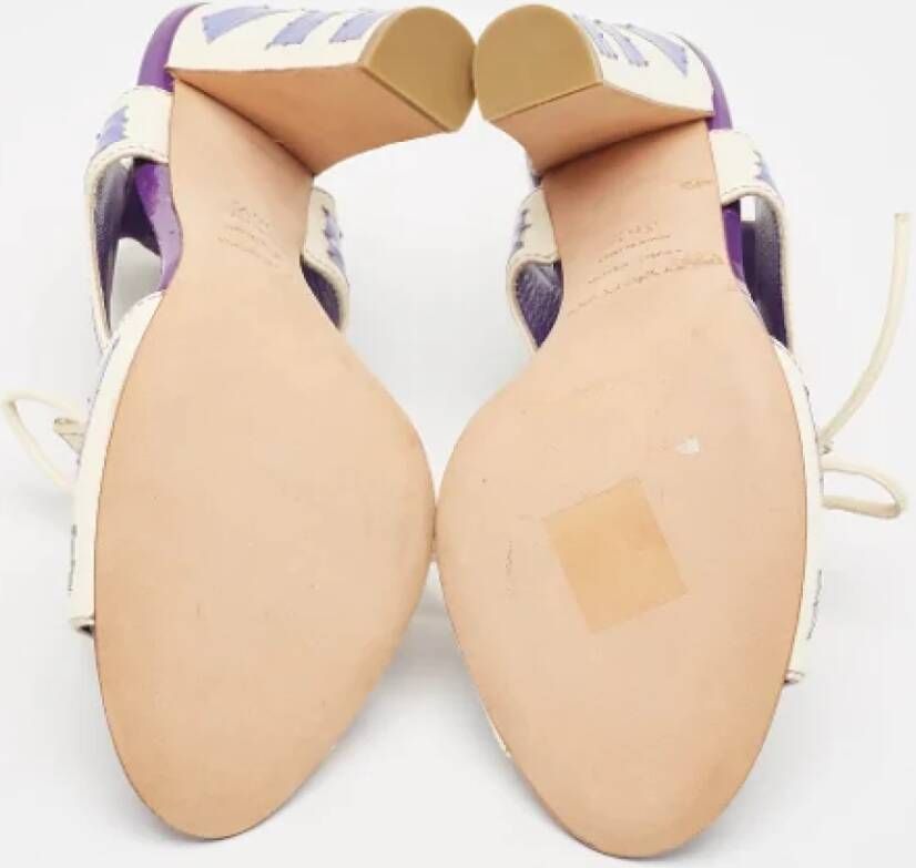 Sergio Rossi Pre-owned Leather sandals Multicolor Dames