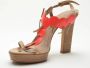 Sergio Rossi Pre-owned Leather sandals Orange Dames - Thumbnail 2