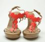 Sergio Rossi Pre-owned Leather sandals Orange Dames - Thumbnail 3